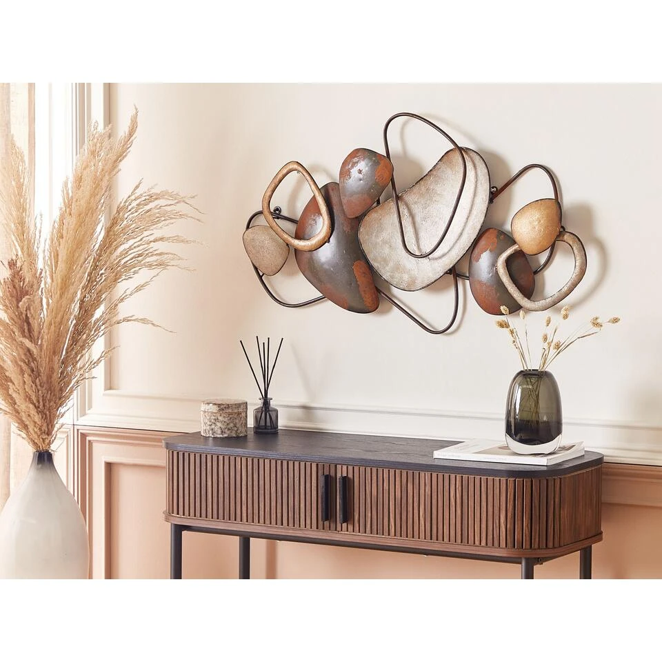 Beliani Wanddecoratie COBALT - Bruin Ijzer Beliani Wanddecoratie COBALT - Bruin Ijzer -Beliani 003cde7217fc40589bc754c19edd4ea5