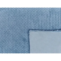 Beliani Plaid BJAS - Blauw Polyester -Beliani 00e4093bcabb4b40a9d4b99514a6b746