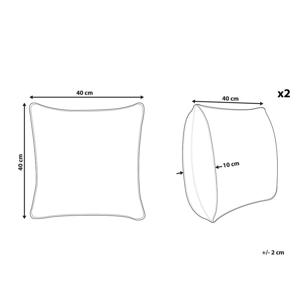 Beliani Sierkussen LALAM - Grijs Katoen Beliani Sierkussen LALAM - Grijs Katoen -Beliani 021cf00289924408ba5ba566b40a7dea