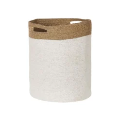 Beliani Mand KARDH - Wit Katoen -Beliani 03894cd8bbf04ab0a05d92a9e1cd2740