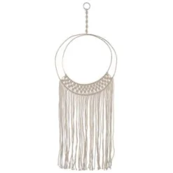 Beliani Wanddecoratie ALUVA - Beige Katoen -Beliani 05d6b5bce9ea44c494a989ba9d449755