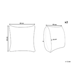 Beliani Sierkussen CONEFLOWER - Blauw Polyester 2 Beliani Sierkussen CONEFLOWER - Blauw Polyester -Beliani 06ed006bb58f4972a1f136db0f69a15d