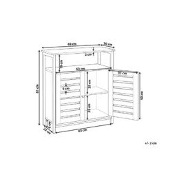 Beliani Sideboard VILSECK - Donkere Houtkleur Vezelplaat 2 Beliani Sideboard VILSECK - Donkere Houtkleur Vezelplaat -Beliani 08e1d55a702540589ca25aa8ac4c189e