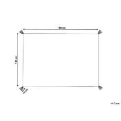 Beliani Plaid GUNA - Beige Katoen 2 Beliani Plaid GUNA - Beige Katoen -Beliani 0bde7c22966f468bba68d96f9eaf58f1