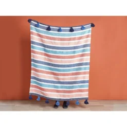 Beliani Plaid SENBUK - Multicolor Polyester -Beliani 0cc406e8dc0f4e69974ed8ae5e0aa897