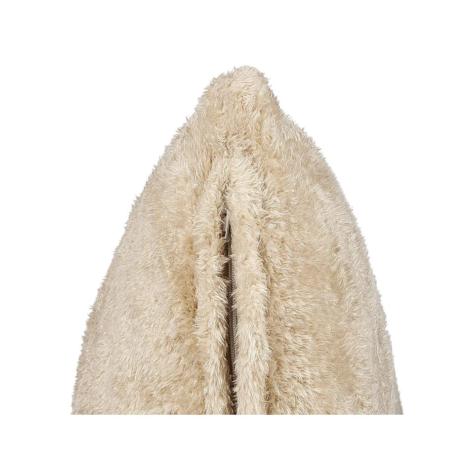 Beliani Sierkussen PILEA - Beige Polyester Beliani Sierkussen PILEA - Beige Polyester -Beliani 0f65b56667ad47e69844b639c83669a5