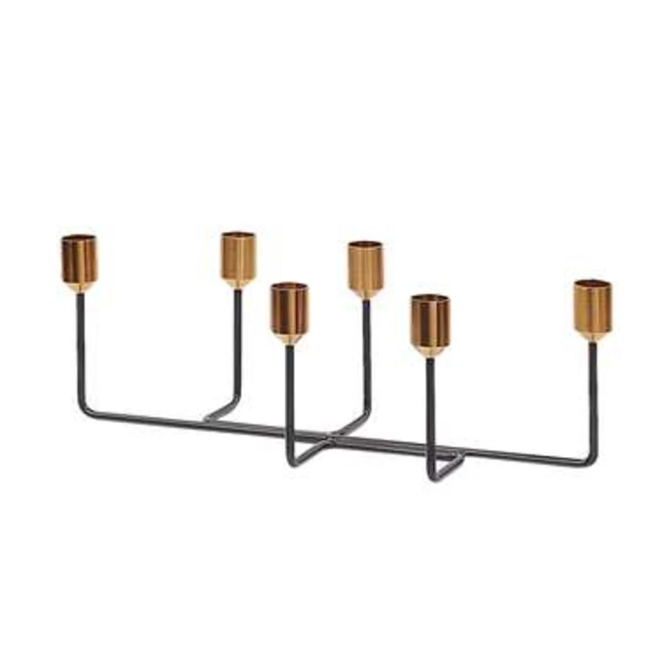 Beliani Kandelaar BANGKA - Zwart Metaal Beliani Kandelaar BANGKA - Zwart Metaal -Beliani 1000001433