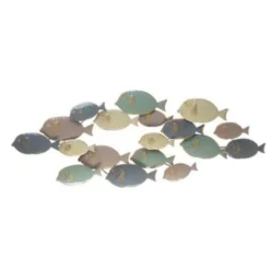 Beliani Wanddecoratie FERMIUM - Groen Metaal