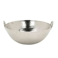 Beliani Decoratieve Schaal SHIBAH - Zilver Aluminium