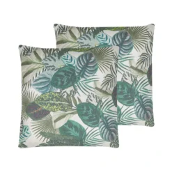 Beliani Sierkussen NOLINA - Groen Polyester