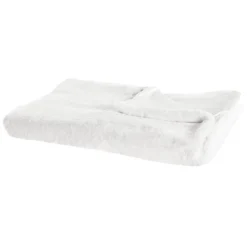 Beliani Plaid CHAAB - Wit Polyester