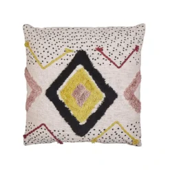 Beliani Sierkussen SOLANUM - Multicolor Katoen