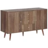Beliani Sideboard ULIKA - Lichte Houtkleur Spaanplaat, Mdf