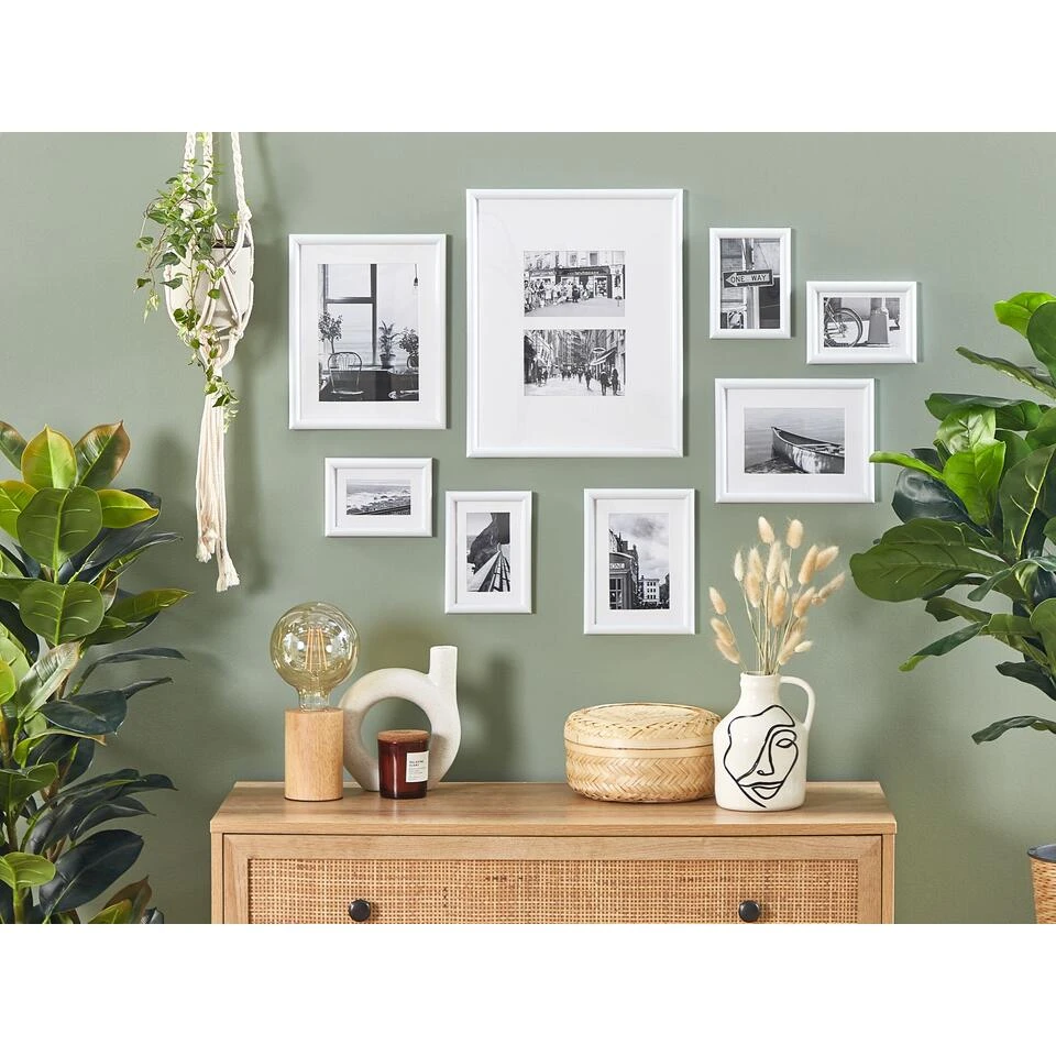 Beliani Fotolijst GARANGO - Wit Mdf Beliani Fotolijst GARANGO - Wit Mdf -Beliani 1000056810 0101