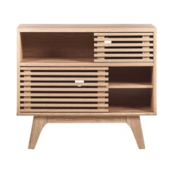 Beliani Sideboard CLEVELAND - Lichte Houtkleur Mdf -Beliani 1000057306 0103