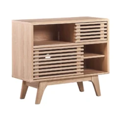 Beliani Sideboard CLEVELAND - Lichte Houtkleur Mdf