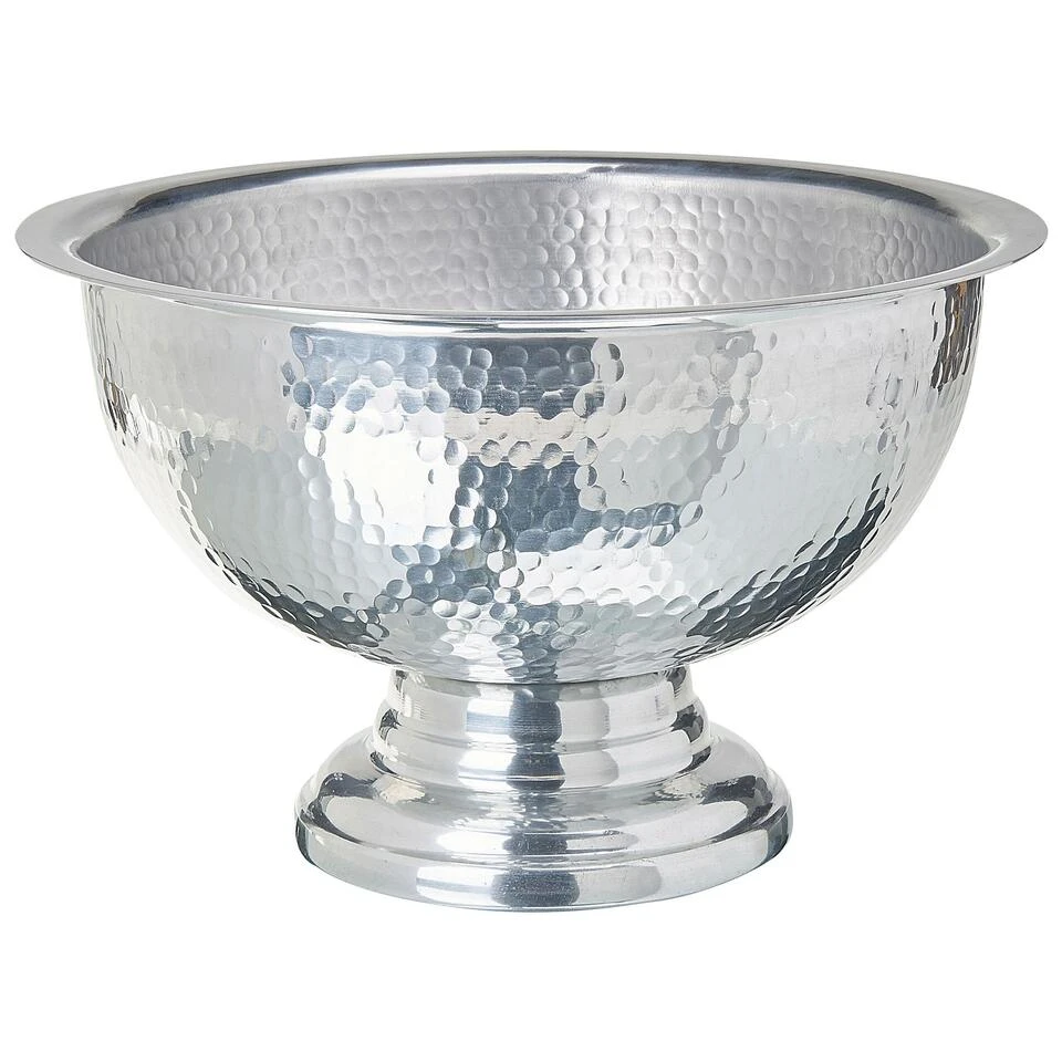 Beliani Decoratieve Schaal TIWANAKU - Zilver Aluminium Beliani Decoratieve Schaal TIWANAKU - Zilver Aluminium -Beliani 1000058295