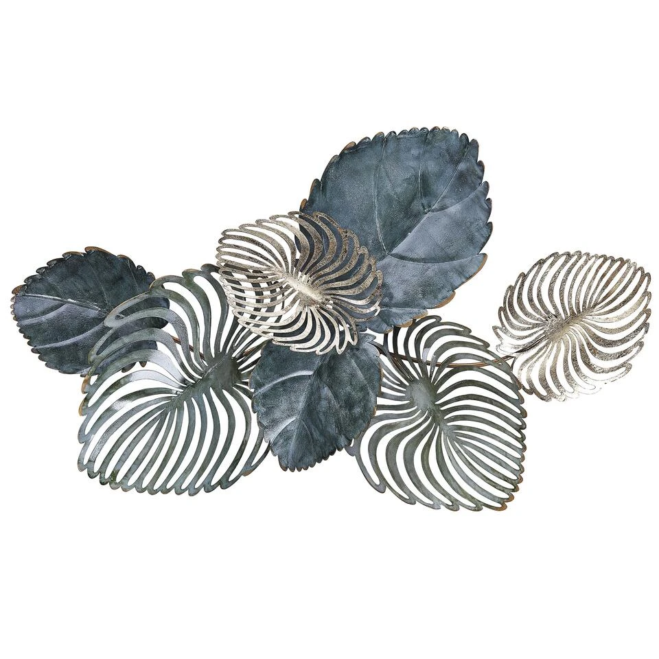 Beliani Wanddecoratie MAGNESIUM - Blauw Ijzer Beliani Wanddecoratie MAGNESIUM - Blauw Ijzer -Beliani 1000059784