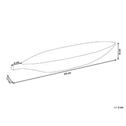 Beliani Decoratieve Schaal MUKOT - Wit Polyresin 2 Beliani Decoratieve Schaal MUKOT - Wit Polyresin -Beliani 1000064630 0102