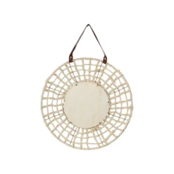 Beliani Wandspiegel PALACI - Natuurlijk Papier Touw 3 Beliani Wandspiegel PALACI - Natuurlijk Papier Touw -Beliani 1000067863 0103