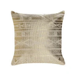 Beliani Sierkussen OUJDA - Goud Katoen