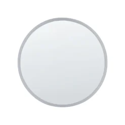 Beliani Badkamerspiegel DEAUVILLE - Zilver Glas