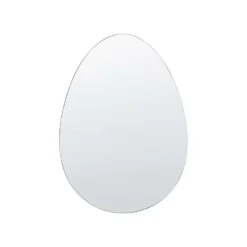 Beliani Wandspiegel MONTRESOR - Zilver Glas