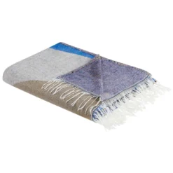 Beliani Plaid YALADI - Multicolor Acryl