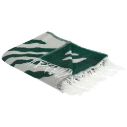 Beliani Plaid BARTAR - Groen Acryl