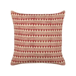 Beliani Sierkussen DEGLUPTA - Rood Katoen