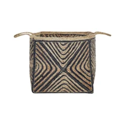 Beliani Mand KOLHAPUR - Natuurlijk Jute