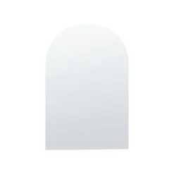 Beliani Wandspiegel ANNECY - Zilver Glas