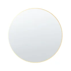 Beliani Wandspiegel ANNEMASSE - Goud Glas