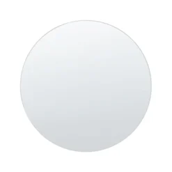 Beliani Wandspiegel AGEN - Zilver Glas