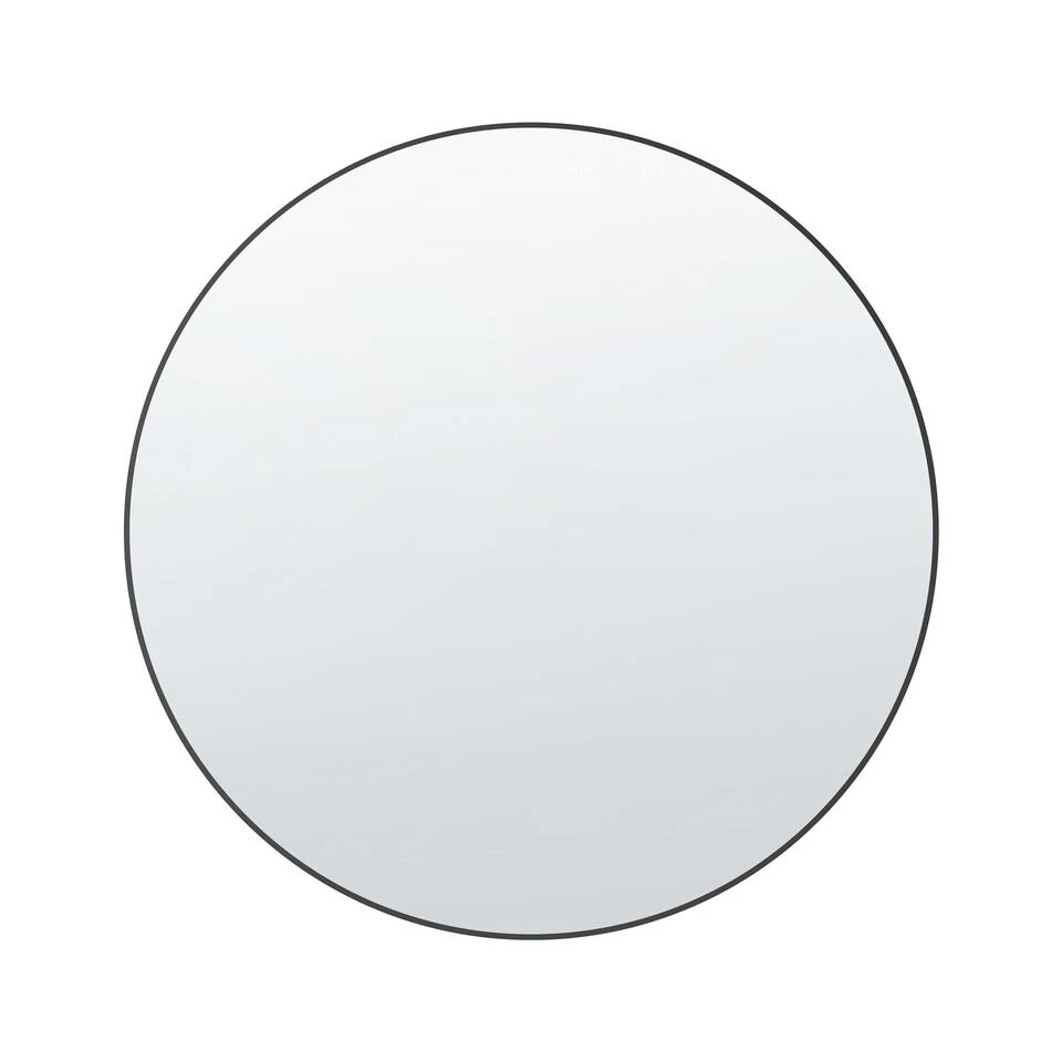 Beliani Wandspiegel ANNEMASSE - Zwart Glas Beliani Wandspiegel ANNEMASSE - Zwart Glas -Beliani 1000082309