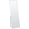 Beliani Staande Spiegel BEAUVAIS - Zilver Aluminium