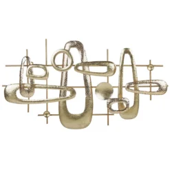 Beliani Wanddecoratie MANGANESE - Goud Ijzer