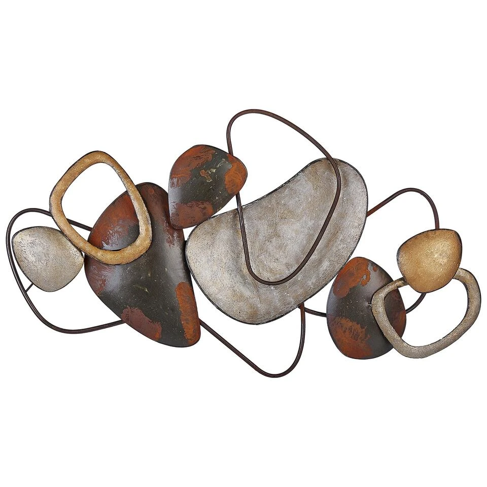 Beliani Wanddecoratie COBALT - Bruin Ijzer Beliani Wanddecoratie COBALT - Bruin Ijzer -Beliani 1000083551