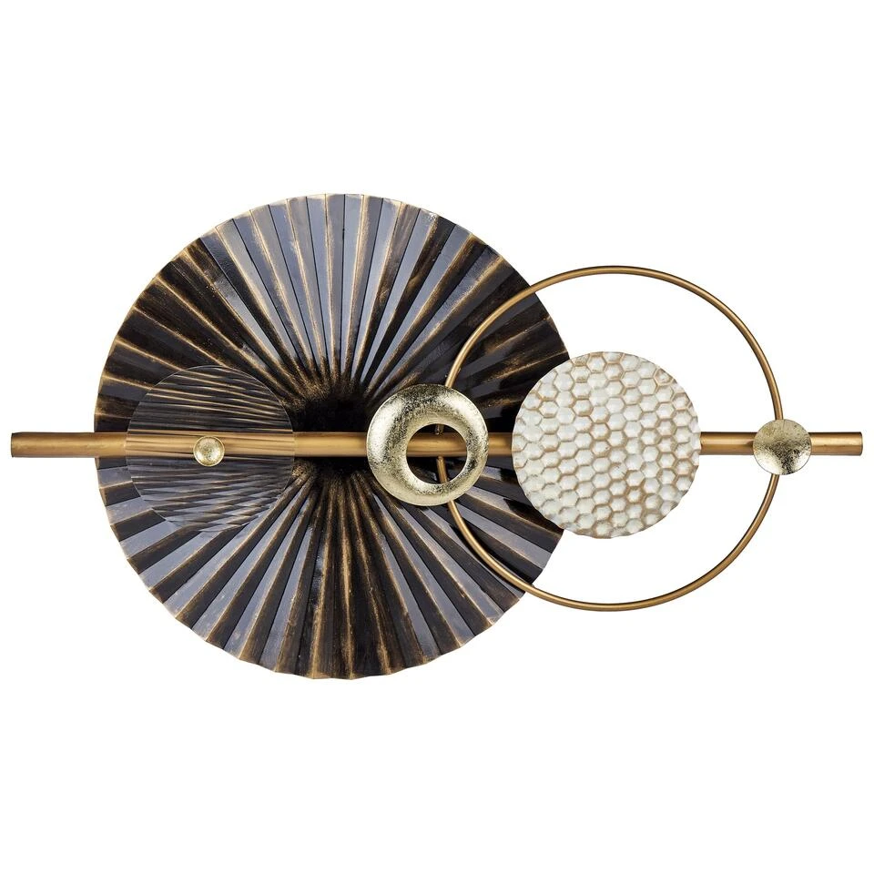 Beliani Wanddecoratie RUTHENIUM - Zwart Ijzer Beliani Wanddecoratie RUTHENIUM - Zwart Ijzer -Beliani 1000083556