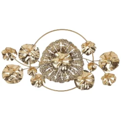 Beliani Wanddecoratie CHROMIUM - Goud Ijzer