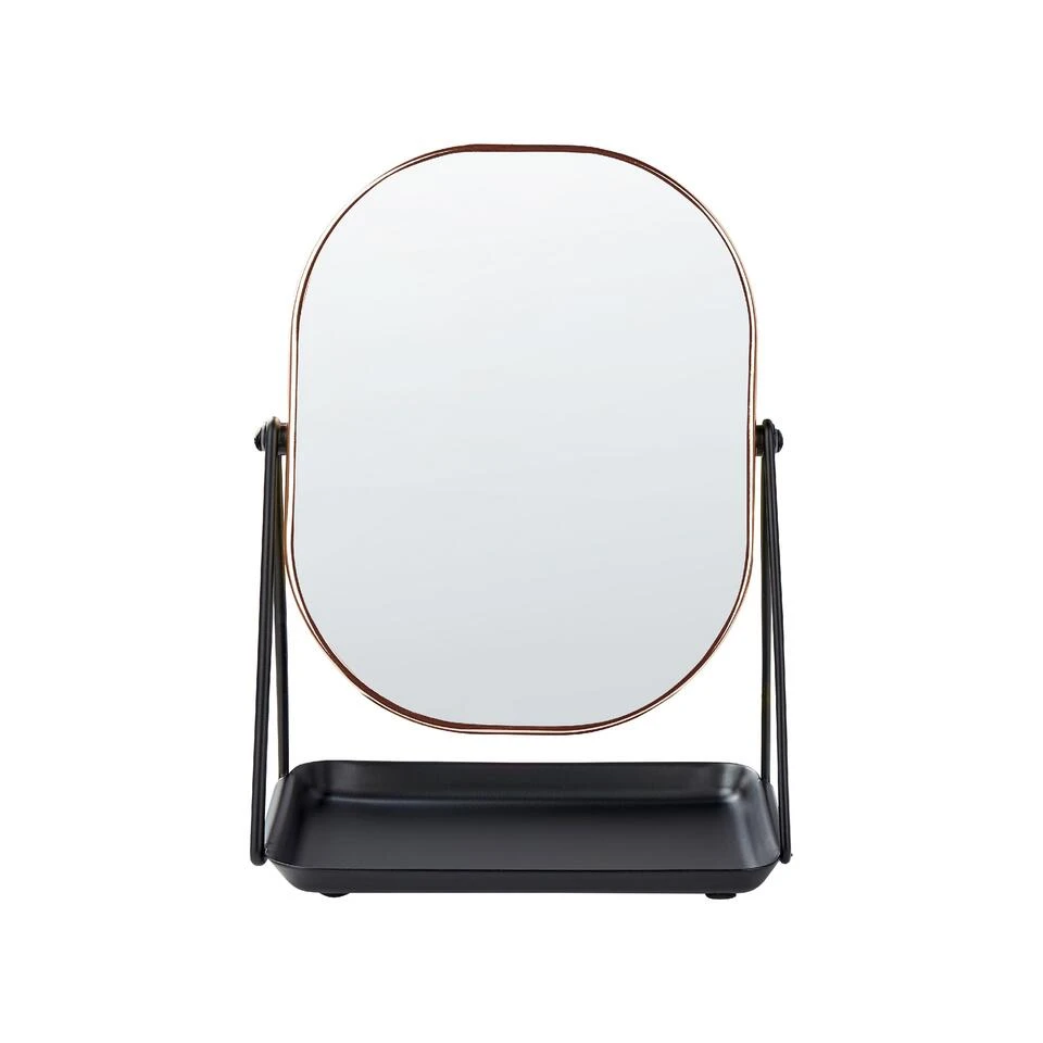 Beliani Make-up Spiegel CORREZE - Roségoud Metaal Beliani Make-up Spiegel CORREZE - Roségoud Metaal -Beliani 1000086461