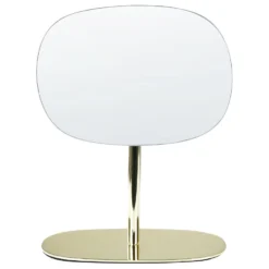 Beliani Make-up Spiegel CHARENTE - Goud Metaal