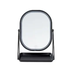 Beliani Make-up Spiegel DORDOGNE - Zilver Metaal