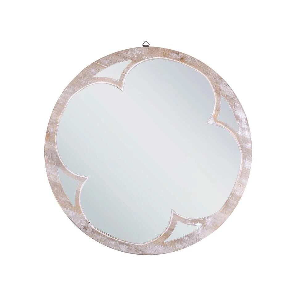 Beliani Decoratieve Spiegel MONCLOVA - Lichte Houtkleur Dennenhout Beliani Decoratieve Spiegel MONCLOVA - Lichte Houtkleur Dennenhout -Beliani 1000086987