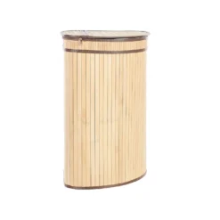 Beliani Mand BADULLA - Lichte Houtkleur Bamboehout -Beliani 1000087123 0104