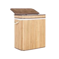 Beliani Mand KALTHOTA - Lichte Houtkleur Bamboehout 2 Beliani Mand KALTHOTA - Lichte Houtkleur Bamboehout -Beliani 1000087136 0103