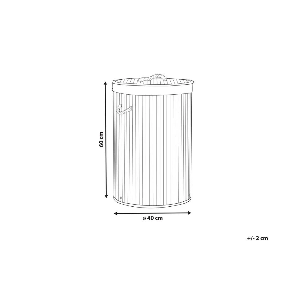 Beliani Mand SANNAR - Zwart Bamboehout Beliani Mand SANNAR - Zwart Bamboehout -Beliani 1000087692 0102