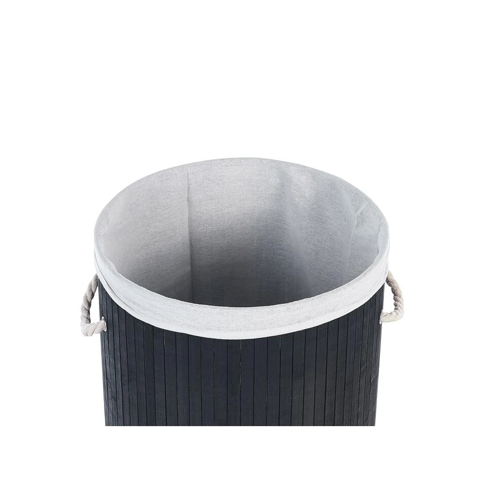 Beliani Mand SANNAR - Zwart Bamboehout Beliani Mand SANNAR - Zwart Bamboehout -Beliani 1000087692 0104