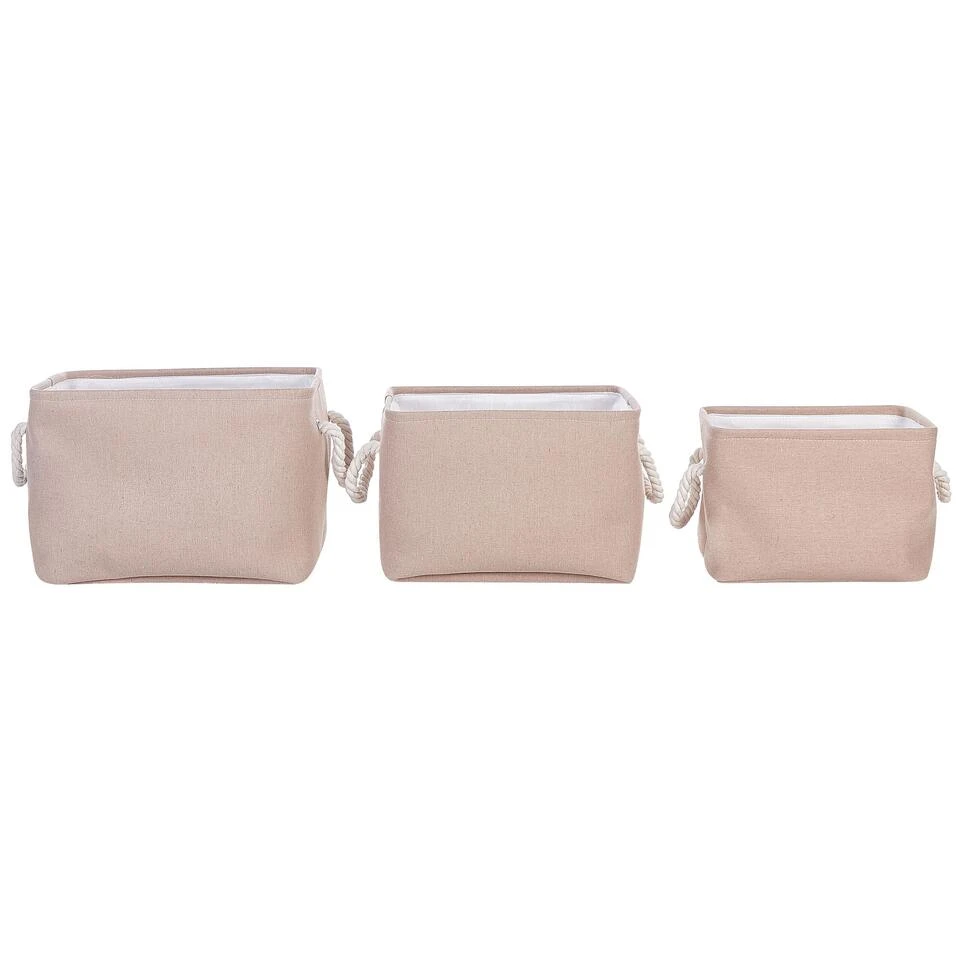 Beliani Mand DARQAB - Beige Polyester Beliani Mand DARQAB - Beige Polyester -Beliani 1000087703