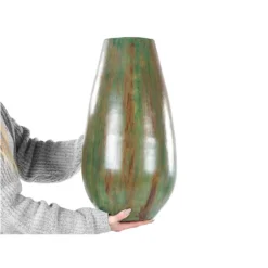 Beliani Decovaas AMFISA - Groen Terracotta 2 Beliani Decovaas AMFISA - Groen Terracotta -Beliani 1000087987 0103